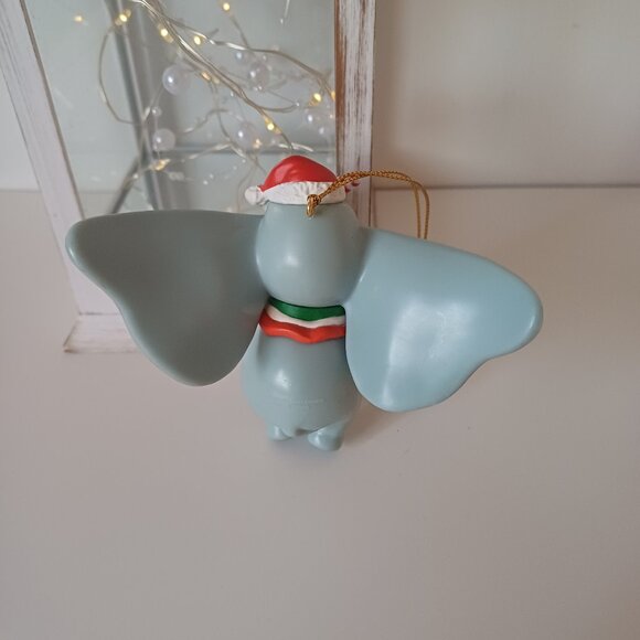 Cute Vintage 90's Disney Dumbo The Flying Elephant Christmas Ornament - Picture 3 of 5